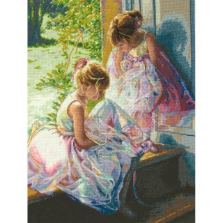 Gold Collection Ballerina Dreams Counted Cross Stitch Kit 11X14 18