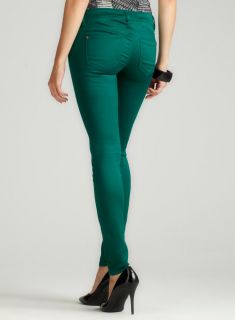 Tinseltown Color Skinny Jean In Emerald
