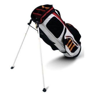 adidas Golf Clutch Stand Bag (Black/White/Red/Sport Gold