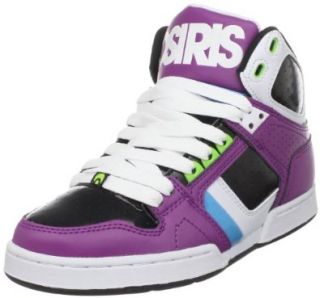 Osiris Womens NYC 83 SLM Skate Shoe,Lavender/White/Cyan,5 M US Shoes