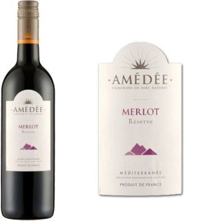 Amédée Réserve Merlot   IGP Méditerranéee   Millésime 2010   Vin