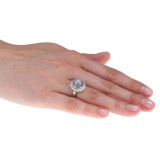 Platinum Star Sapphire and 4/5ct TDW Diamond Estate Ring (J K, SI1 SI2
