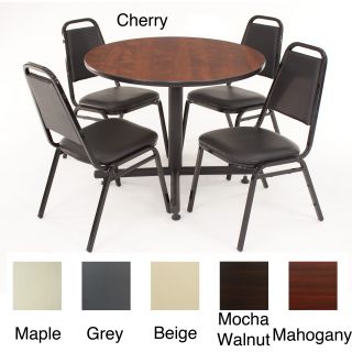 Regency Seating 36 inch Round Table with 4 Chairs