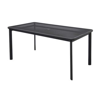 RIMINI Table rectangulaire acier 90x160 cm   Achat / Vente TABLE DE