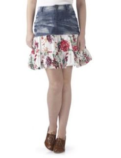 Joe Browns Womens Distinctive Denim Skirt Floral 8