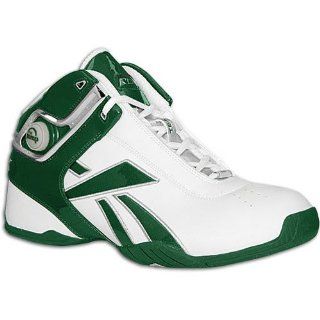  Reebok Mens Unanimous Mid ( sz. 07.5, White/Forest Green ) Shoes