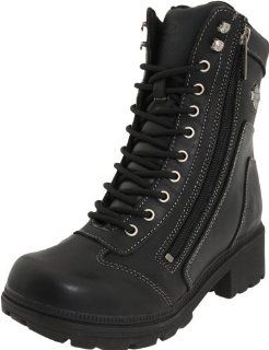  Harley Davidson Womens Tessa Casual Boot ,Black,5 M Shoes