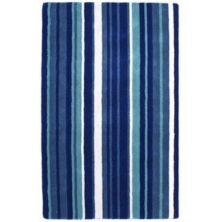 Hand tufted Blue Cosmo Wool Rug (4 x 6)
