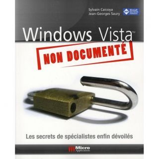 Windows vista non documenté   Achat / Vente livre Caicoya pas cher