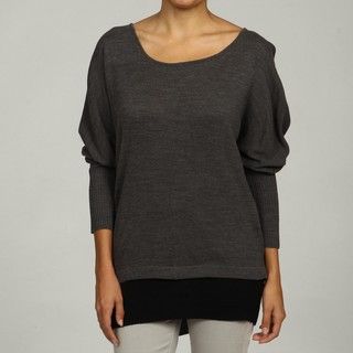 RD Style Womens Layered Dolman sleeve Sweater
