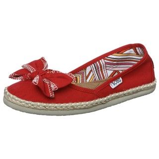 Bobs by Skechers Womens Bow Down Slip ons