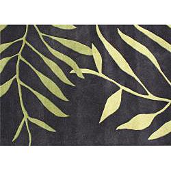 Sabrina 100% Hand Made Tender Green New Zealand Wool Rug (8 x 10