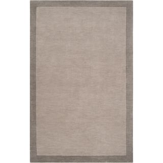 angeloHOME Loomed Gray Madison Square Wool Rug (8 x 10)