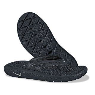  Nike Mens Rejuven8 Thong Lite (Black/ Metallic Silver)   12 Shoes