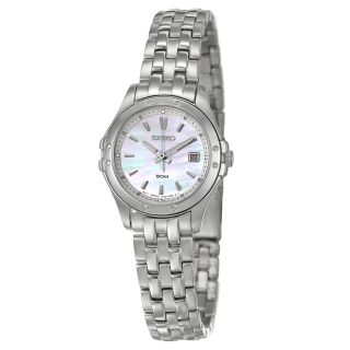 Seiko Womens Le Grand Sport Stainless Steel Quartz Watch Was $149