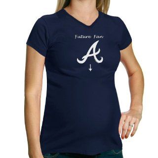 MLB Atlanta Braves Maternity Future Fan V Neck T Shirt
