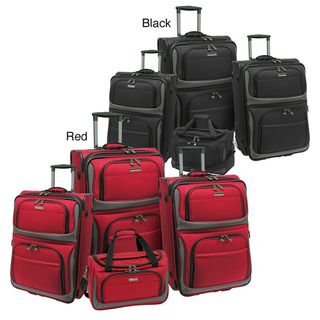 Travelers Choice Rugged Supreme 4 piece Expandable Luggage Set