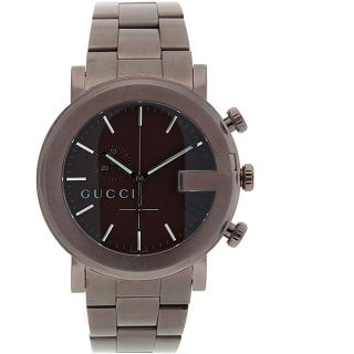 Gucci Mens 101 Series Vintage Brown Steel Watch