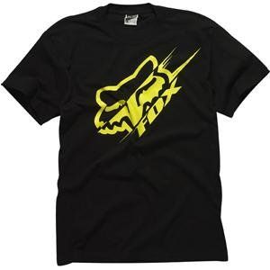 Fox Racing Illusion T Shirt   6/Black Clothing