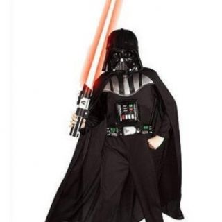 Boys Darth Vader Star Wars Costume & Mask Small 4 6x