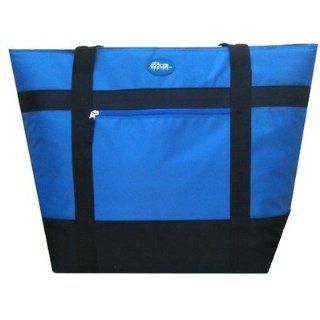  Large Insulated Shopping Tote Bag in Royal Blue / Black Shoes
