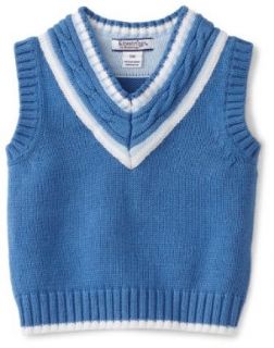 Kitestrings Baby Boys Infant Vest Sweater With Cable Knit