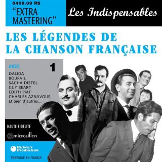 Légendes de la Chanson Française 1   CD   Achat CD VARIETE FRANCAISE