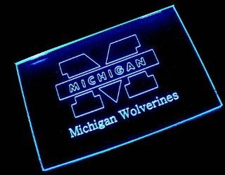 NCAA Michigan Team Logo Neon Light Sign