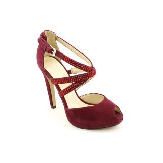 Nine West Womens Justmaybe Regular Suede Sandals Was $67.99 Today