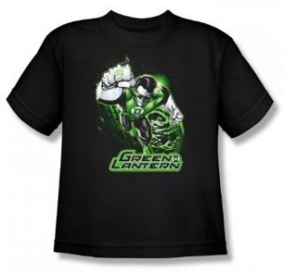Justice League   Green Lantern Green & Gray Youth T Shirt