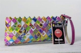 Nahui Ollin Candy Wrapper Bag Clutch Wristlet Tootsie Pop