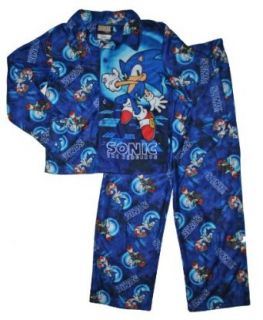 Sonic the Hedgehog Boys Coat Pajama Set (10/12, Blue