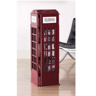 Phone Booth Media Cabinet