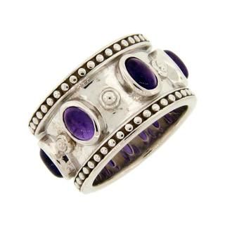 Meredith Leigh Sterling Silver Amethyst Ring
