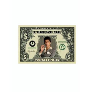POSTER SCARFACE   DOLLAR 61 x 91,5 cm   Achat / Vente TABLEAU   POSTER