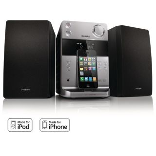 Micro Chaine CD   Station daccueil iPhone/ iPod   Puissance max 15