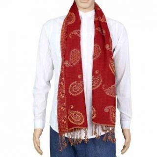 Indian Outfit Woolen Scarf for Men Accessory Cold Weather