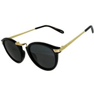 Geek Chic Sunglasses, in Black with Gold Finish Shoes
