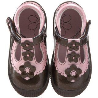 Strap Shoe (Toddler),Espresso/Pink,18 EU (3 M US Infant) Shoes