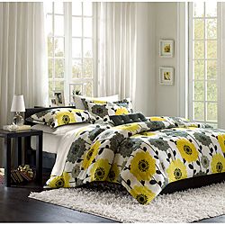 Mizone Blythe Yellow/Grey 4 piece Comforter Set Today $47.49   $58.99