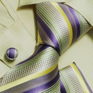 Purple stripes men in ties Yellow christmas gifts for him
