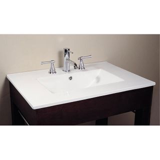 Vitreous 49 inch China Top with Square Bowl Sink