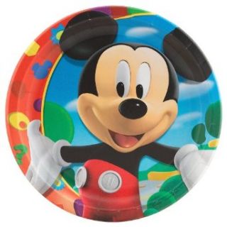 Mickeys Clubhouse Dinner Plates (8 count) Clothing