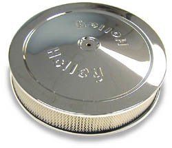 Weiand 120 102 Chrome 14 Round Air Cleaner    Automotive