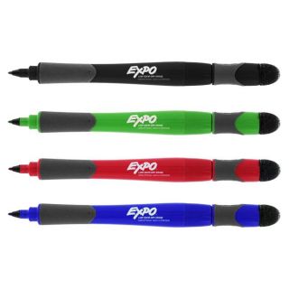 Expo Ultra fine Tip Dry Erase Marker with Eraser (Pack of 4
