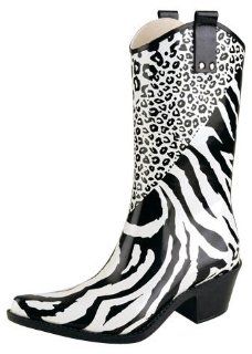 Rain Boots   Cowboy cut Zebra and Leopard print rain boots. Shoes