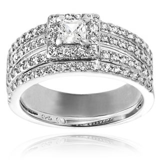 cubic zirconia bridal style ring set msrp $ 114 99 sale $ 62 99 off