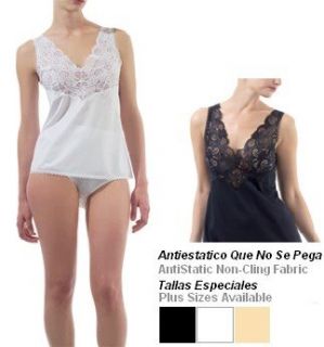 Classic Lace Camisole w/ Antistatic Non Cling Fabric