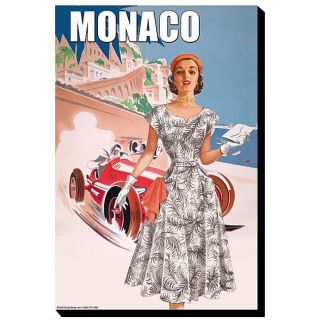 Pierce 50s Womens Retro Fashion   Monaco Giclee Canvas Art