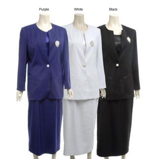 Size 3 piece Skirt Suit Today $117.99 4.7 (3 reviews)